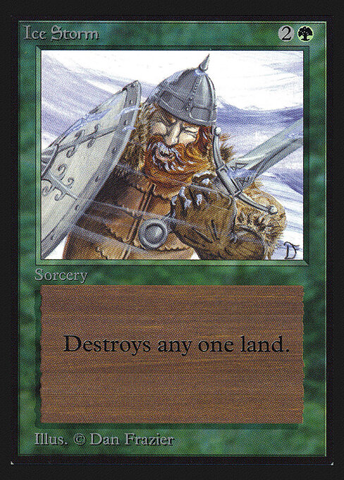 Carta Ice Storm — Collectors' Edition · CED · #202