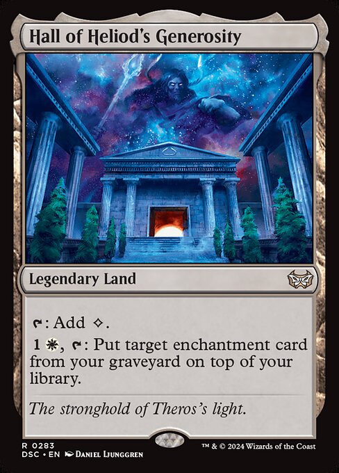 Templo de la generosidad de Heliod — Duskmourn: House of Horror Commander