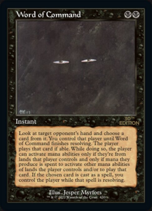 Word of Command — 30th Anniversary Edition