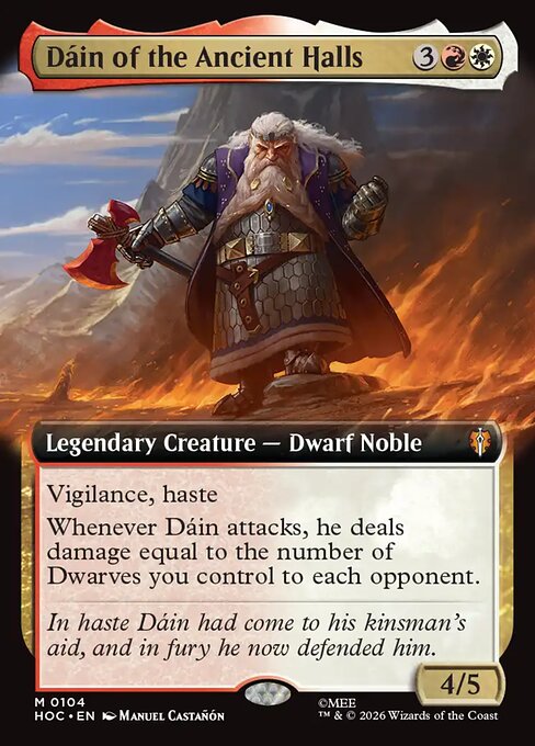 Carta Dáin of the Ancient Halls — The Hobbit Eternal · HOC · #104