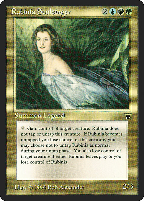 Carta Rubinia Cantodulce — Legends · LEG · #256