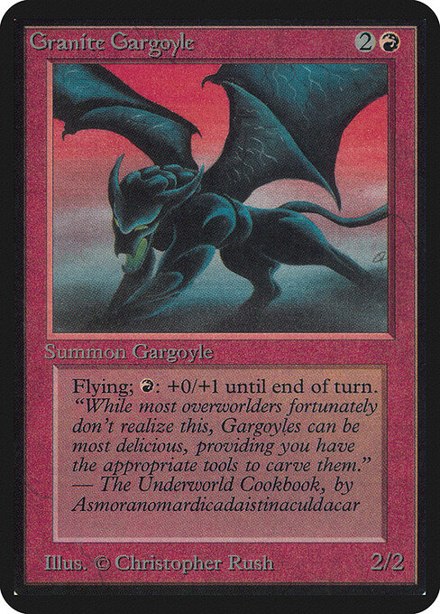 Granite Gargoyle — Limited Edition Alpha