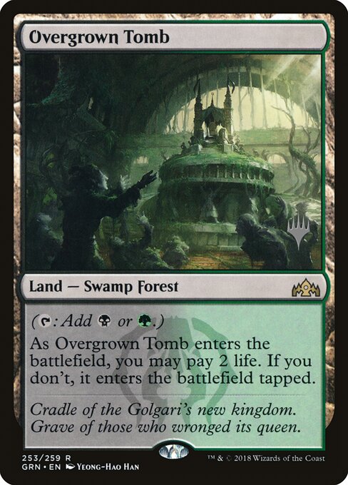 Tumba cubierta de hierbas — Guilds of Ravnica Promos
