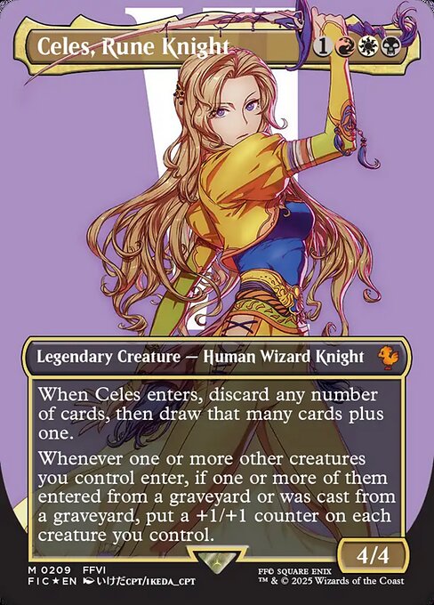 Celes, Rune Knight — Final Fantasy Commander