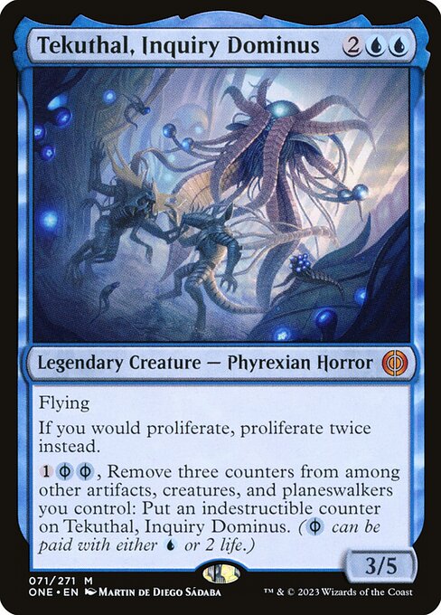 Carta Tekuthal, dominus de la investigación — Phyrexia: All Will Be One · ONE · #71