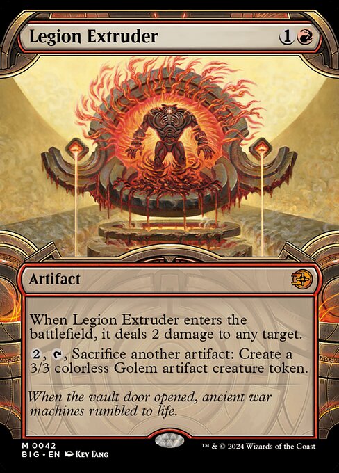 Extrusor de legiones — The Big Score