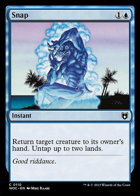 Carta Chasquido — Wilds of Eldraine Commander · WOC · #110