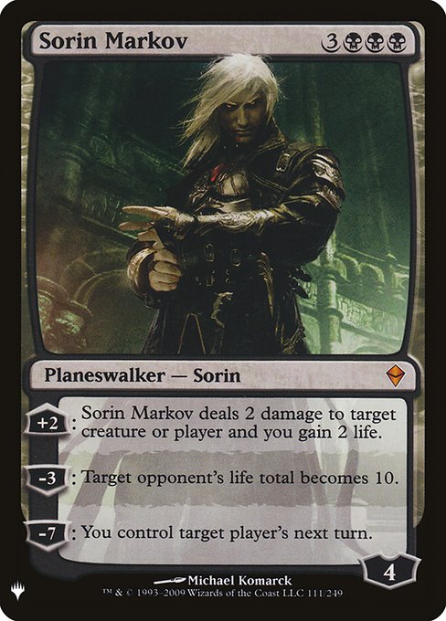Sorin Markov — The List