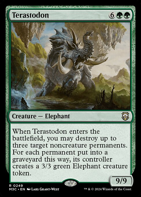 Carta Terastodonte — Modern Horizons 3 Commander · M3C · #249