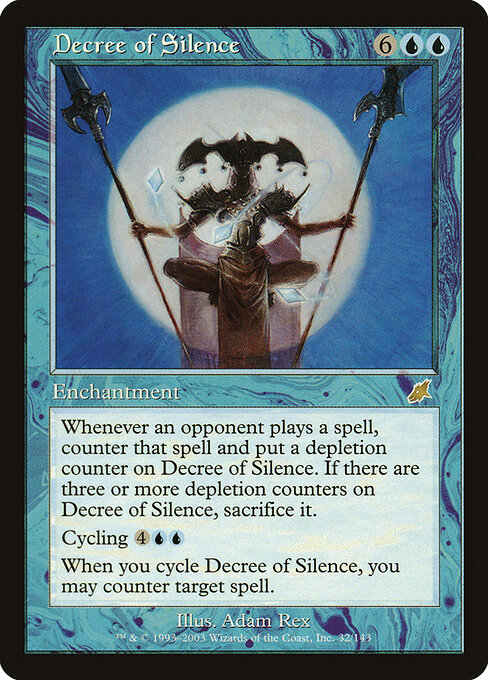 Carta Decreto de silencio — Scourge · SCG · #32