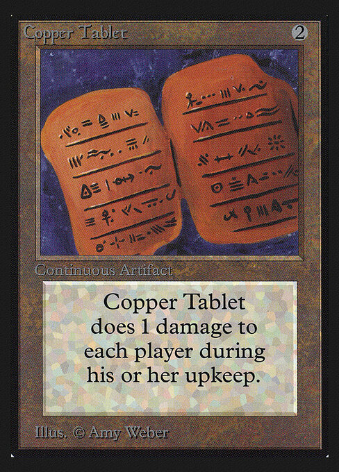 Carta Copper Tablet — Intl. Collectors' Edition · CEI · #239