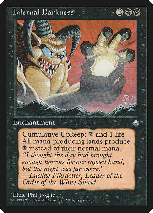Carta Infernal Darkness — Ice Age · ICE · #135