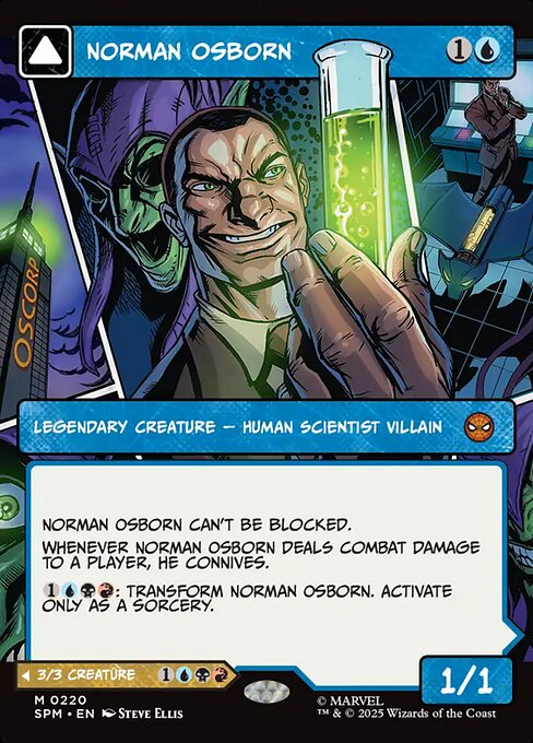 Norman Osborn // Green Goblin (cara frontal)