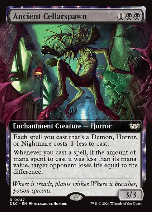 Engendro del sótano antiguo — Duskmourn: House of Horror Commander