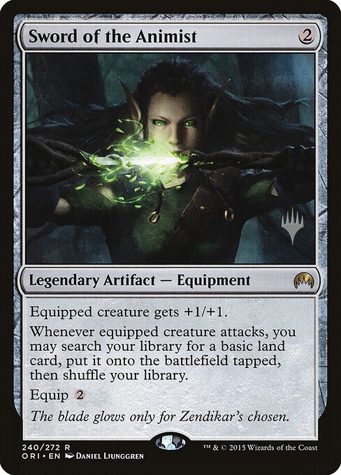 Espada de la animista — Magic Origins Promos