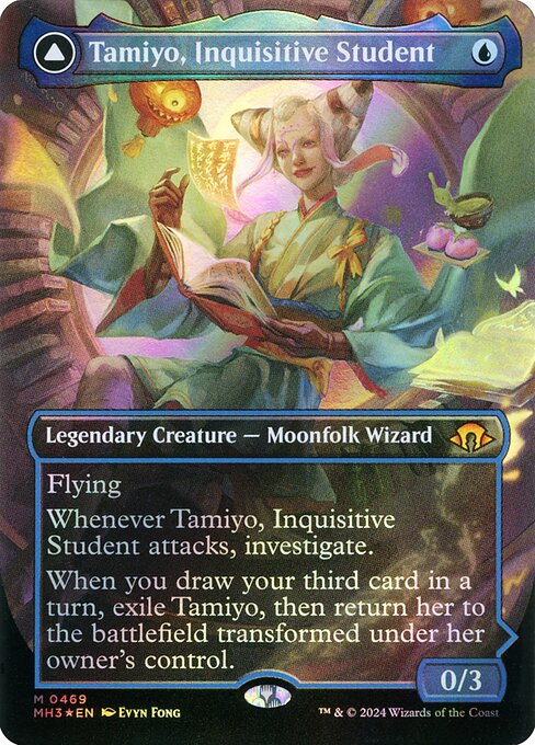 Tamiyo, Inquisitive Student // Tamiyo, Seasoned Scholar — Modern Horizons 3