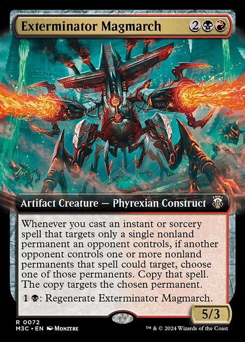 Carta Exterminator Magmarch — Modern Horizons 3 Commander · M3C · #72