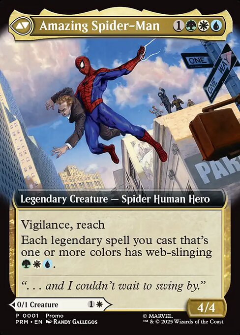 Peter Parker // Amazing Spider-Man (cara trasera)