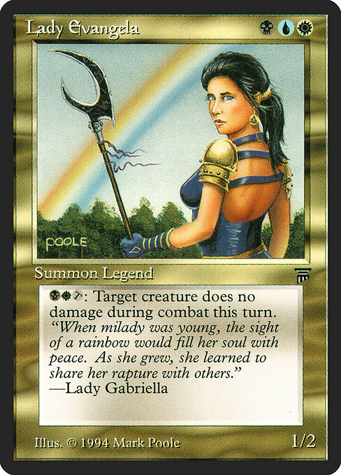 Carta Lady Evangela — Legends · LEG · #240