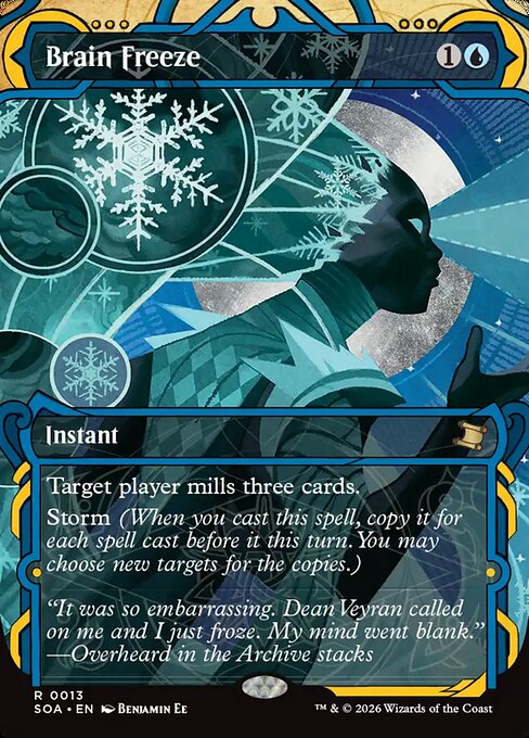 Carta Congelación del cerebro — Secrets of Strixhaven Mystical Archive · SOA · #13