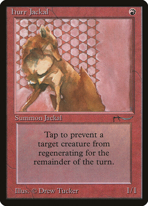 Carta Chacal de Hurr — Arabian Nights · ARN · #39