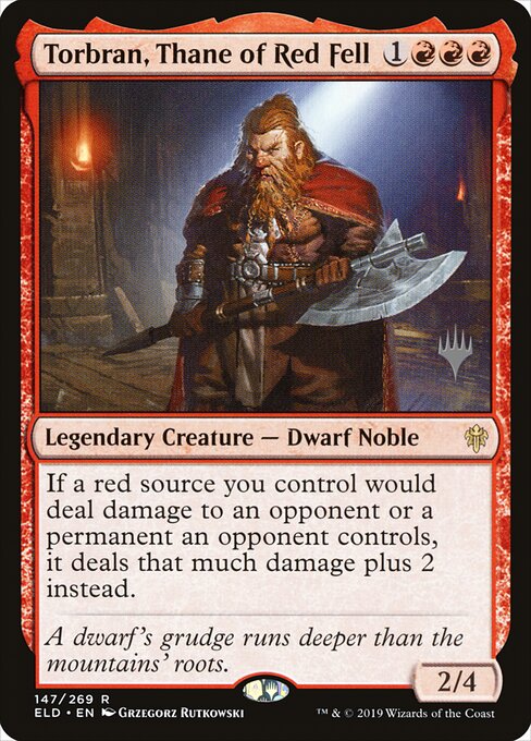 Torbran, barón de Colina Roja — Throne of Eldraine Promos