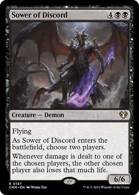 Carta Sembrador de discordia — Commander Masters · CMM · #187