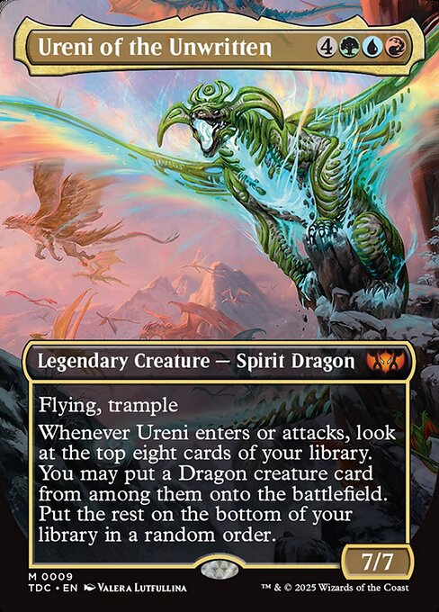 Carta Ureni de lo no escrito — Tarkir: Dragonstorm Commander · TDC · #9