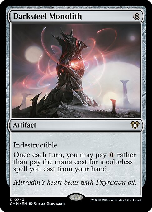 Darksteel Monolith — Commander Masters