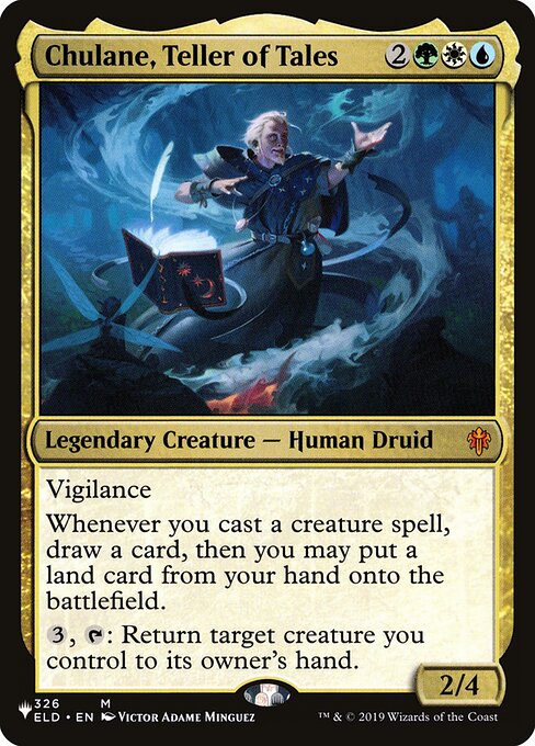 Chulane, Teller of Tales — The List
