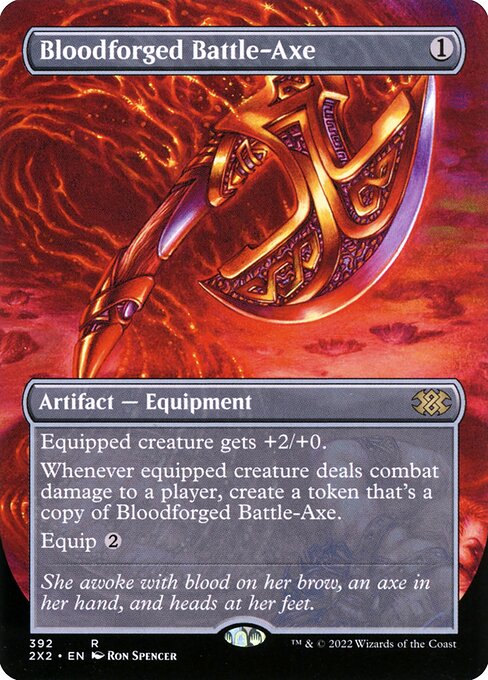 Carta Hacha fraguada en sangre — Double Masters 2022 · 2X2 · #392