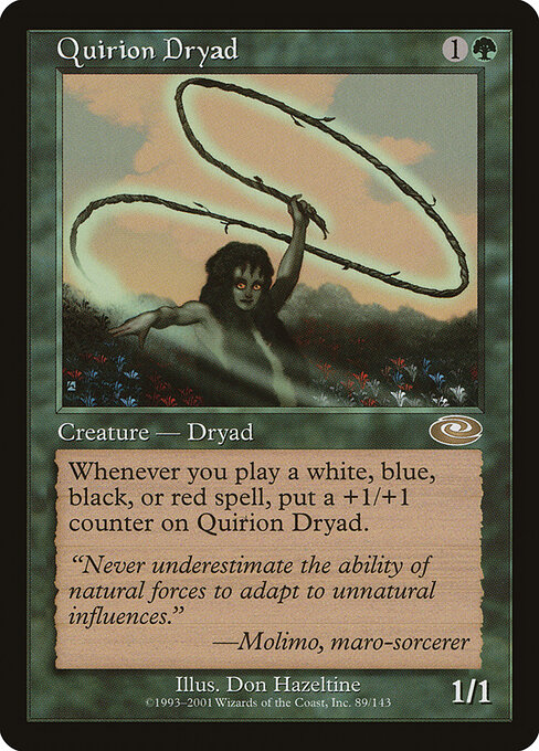Carta Dríada Quirion — Planeshift · PLS · #89