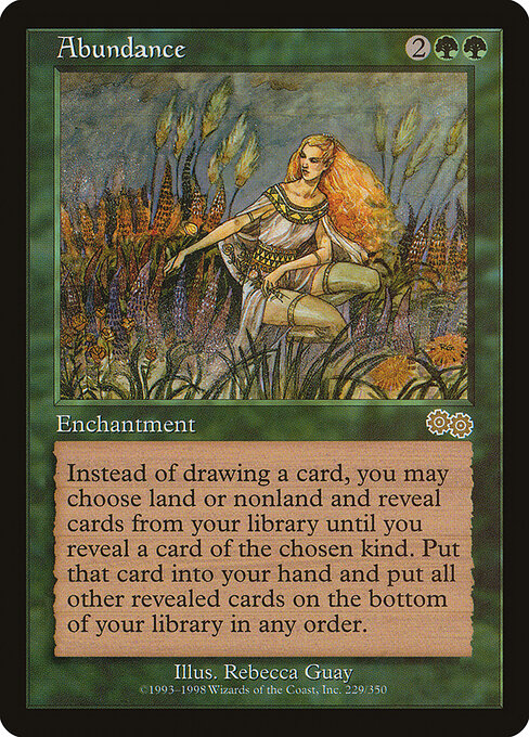 Abundancia — Urza's Saga