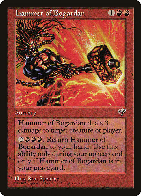 Carta Martillo de Bogardan — Mirage · MIR · #181
