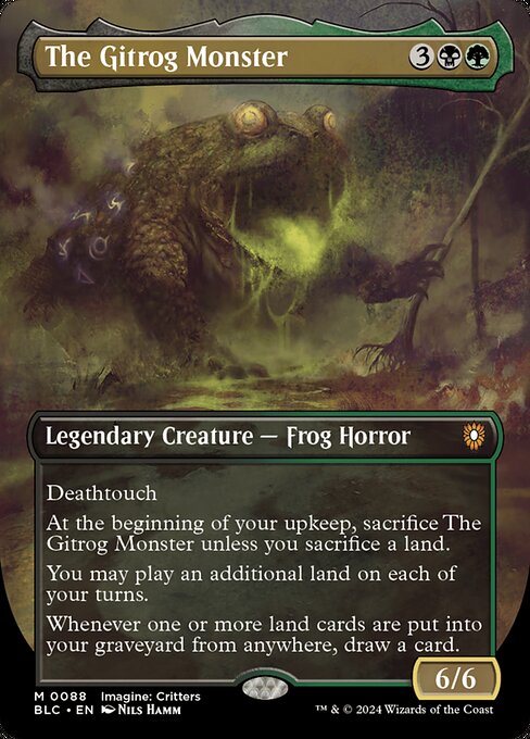 Carta El monstruo Gitrog — Bloomburrow Commander · BLC · #88