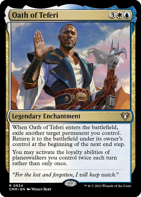 Carta Oath of Teferi — Commander Masters · CMM · #934