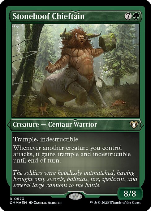 Carta Cacique pezuñadura — Commander Masters · CMM · #573