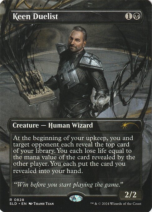 Carta Duelista aplicada — Secret Lair Drop · SLD · #828