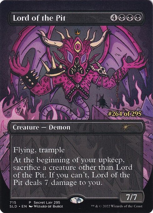 Carta Señor del Abismo — Secret Lair Drop · SLD · #715