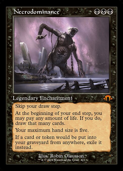 Carta Necrodominación — Modern Horizons 3 · MH3 · #411