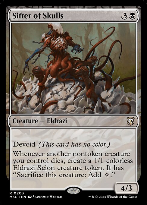 Carta Cernedor de calaveras — Modern Horizons 3 Commander · M3C · #203