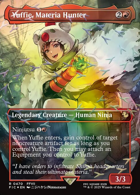 Carta Yuffie, cazadora de materias — Final Fantasy Commander · FIC · #470