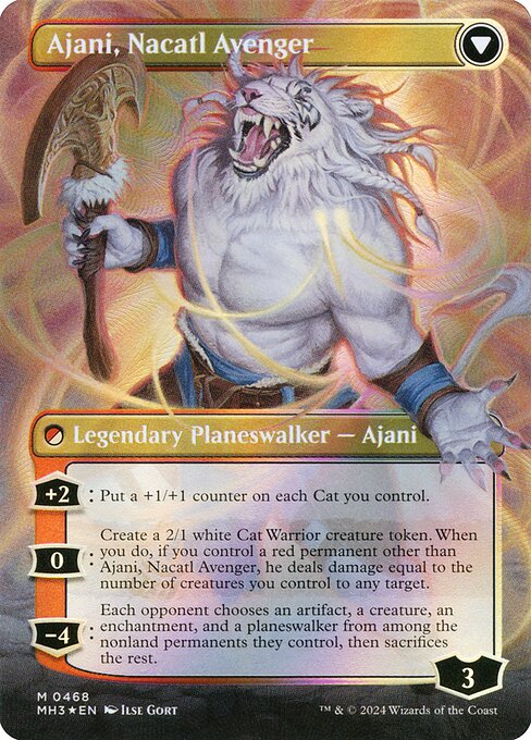 Ajani, Nacatl Pariah // Ajani, Nacatl Avenger (cara trasera)