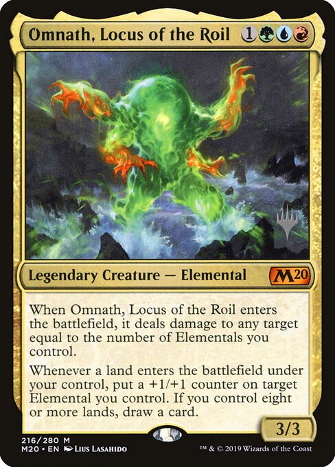 Omnath, centro de la Turbulencia — Core Set 2020 Promos