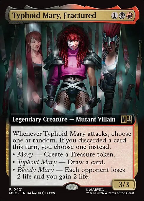 Carta María Tifoidea, fracturada — Marvel Super Heroes Commander · MSC · #421