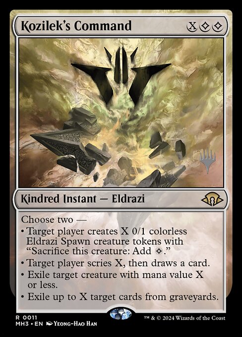 Carta Mandato de Kozilek — Modern Horizons 3 Promos · PMH3 · #11p