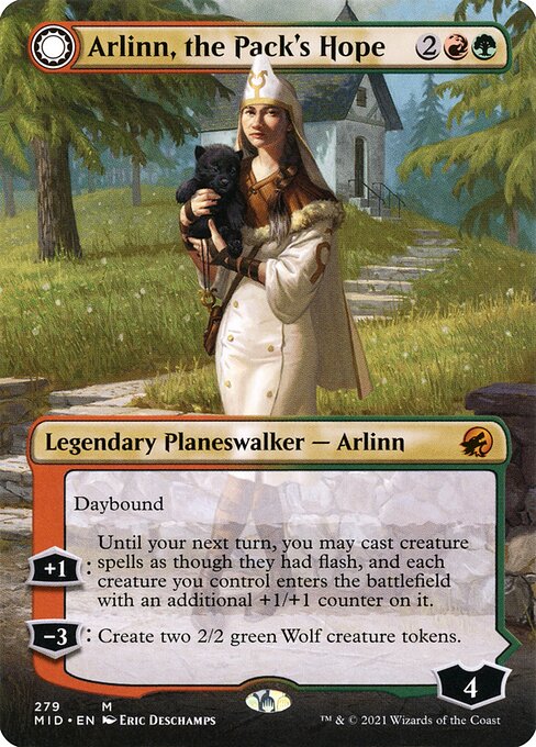 Arlinn, the Pack's Hope // Arlinn, the Moon's Fury — Innistrad: Midnight Hunt