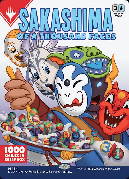 Sakashima de las mil caras (cara frontal)