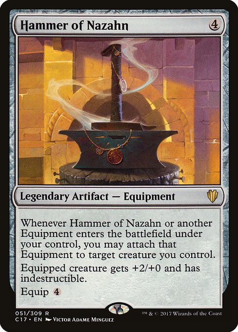 Carta Martillo de Nazahn — Commander 2017 · C17 · #51