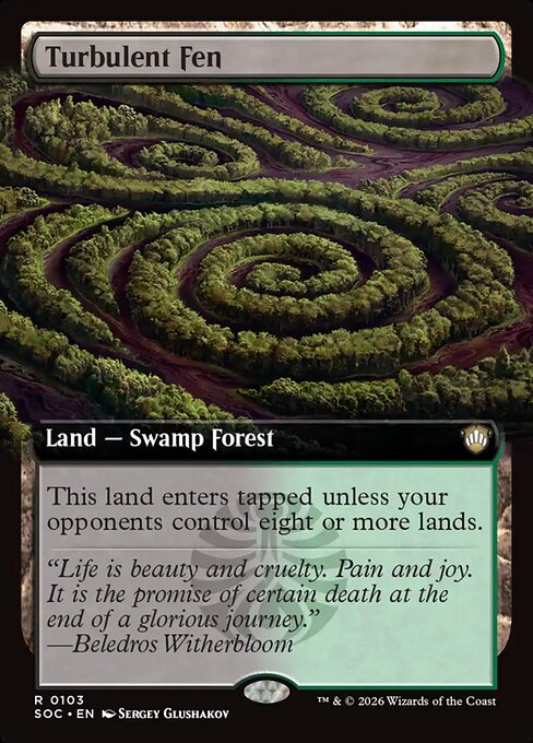 Cenagal turbulento — Secrets of Strixhaven Commander